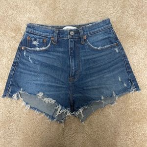 Curve Love High Rise Mom Shorts